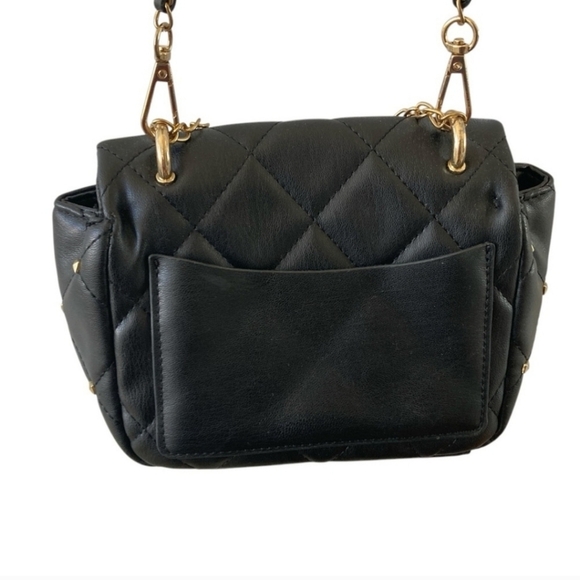 Badgley Mischka Women's Mini Flap Quilted Crossbody Handbag - Picture 6 of 12